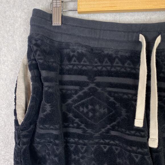 Chubbies Mens L The Crop Circles 7" Velour Shorts Black Elastic Waist Pockets - Picture 2 of 7